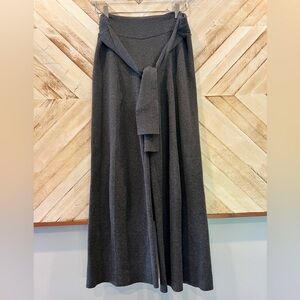 Ann Taylor Knit Culotte Pants with Waist Tie Size M